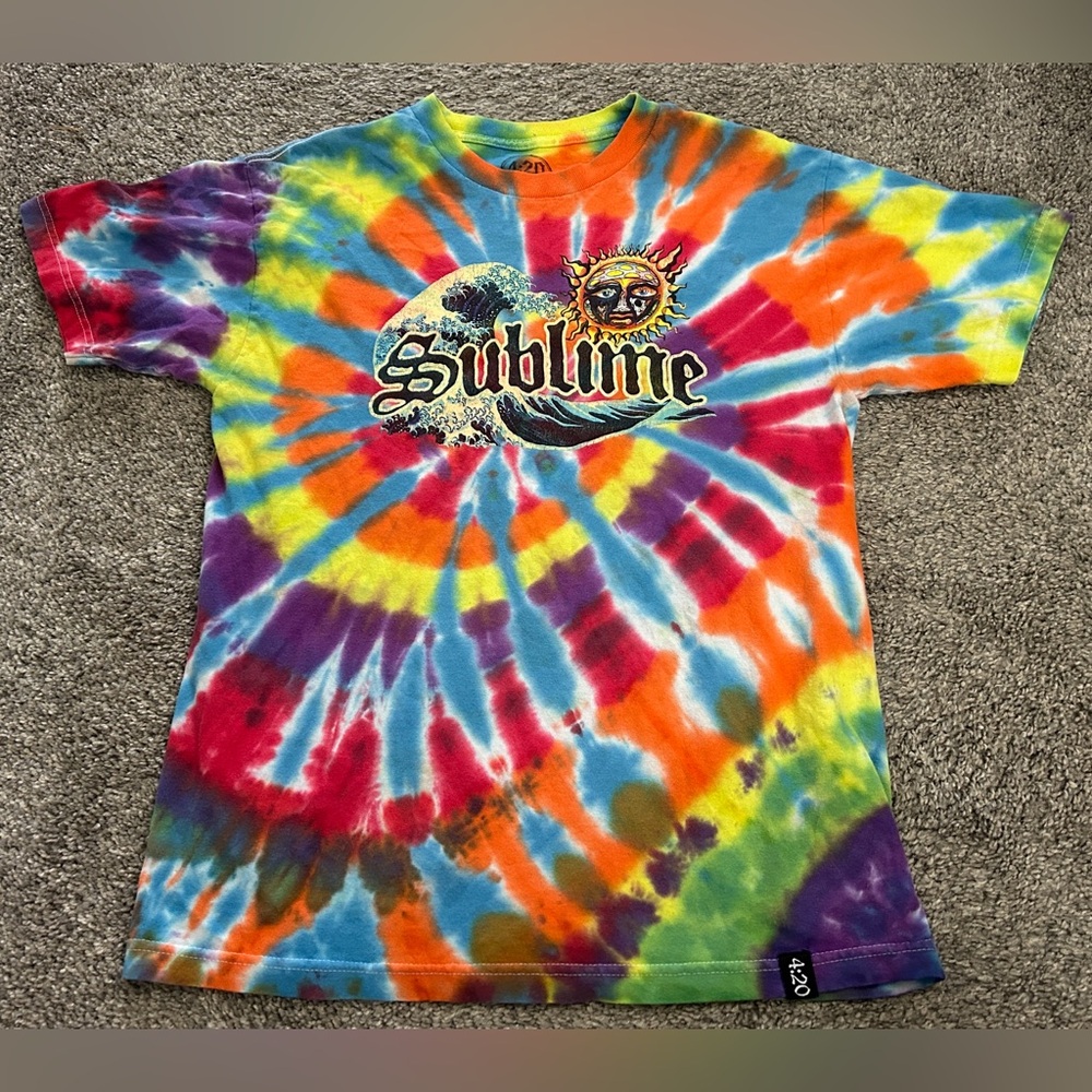 4:20 by Sublime Tie Dye T-Shirt Size Medium